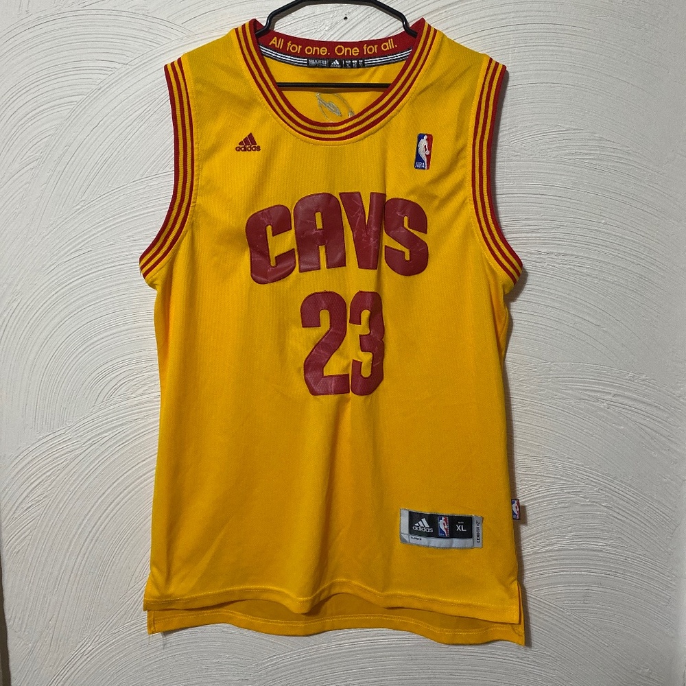 Adidas Yellow and Red Cavs Jersey